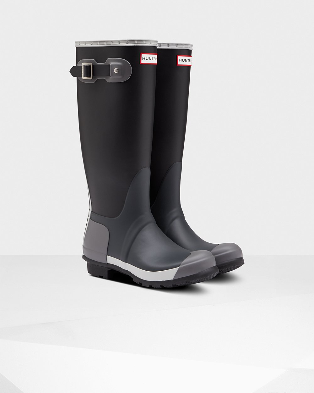 Women Hunter Original Inside Out | Tall Rain Boots Black | NZ-78943-XGWM